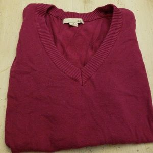 Magenta long sleeve sweater
